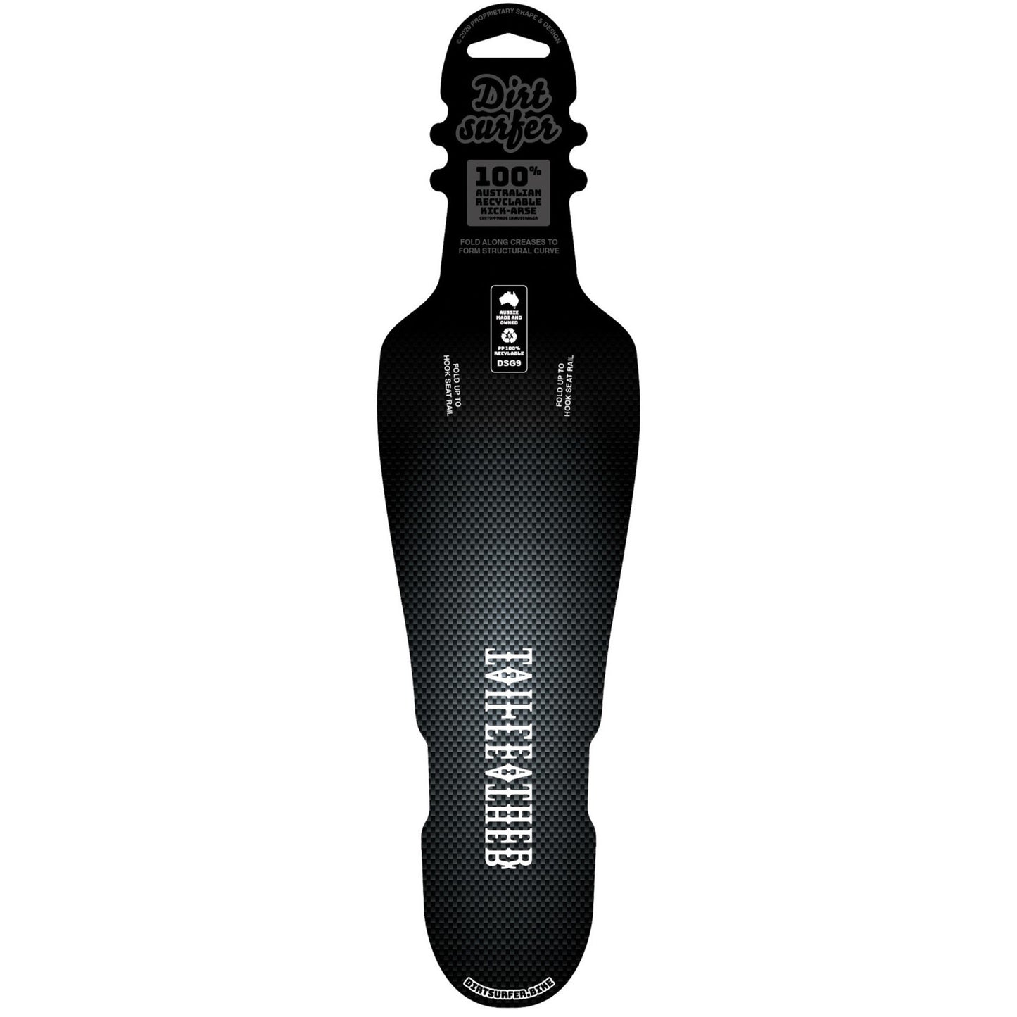 Dirtsurfer Mudguard Tailfeather - Carbon