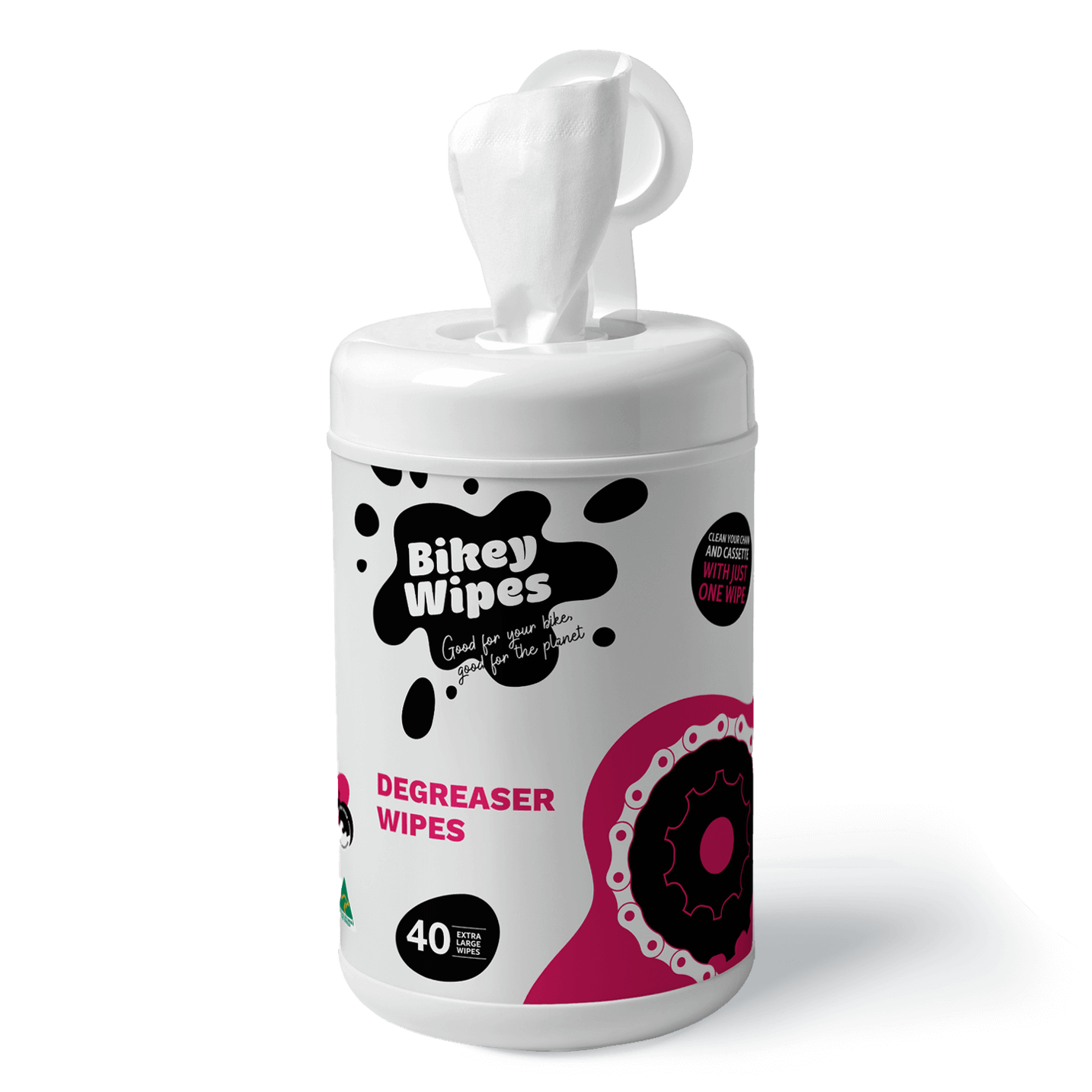Bikey Wipes Degreaser Wipes
