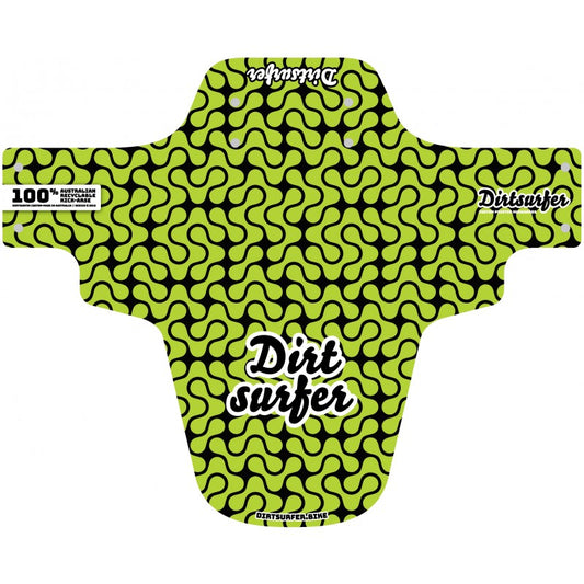 Dirtsurfer Mudguard - Lava Lamp Lime