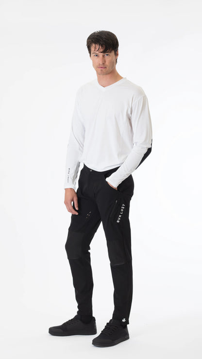 NVR LOST Men's LV Technical Pants  - Jet Black