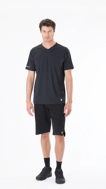 NVR LOST Men's Techincal Riding Tee SS - Jet Black