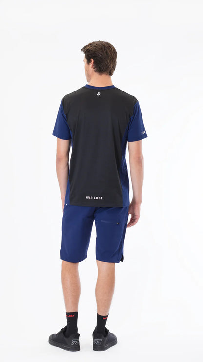NVR LOST Men's Techincal Riding Tee SS - Ocean Cavern