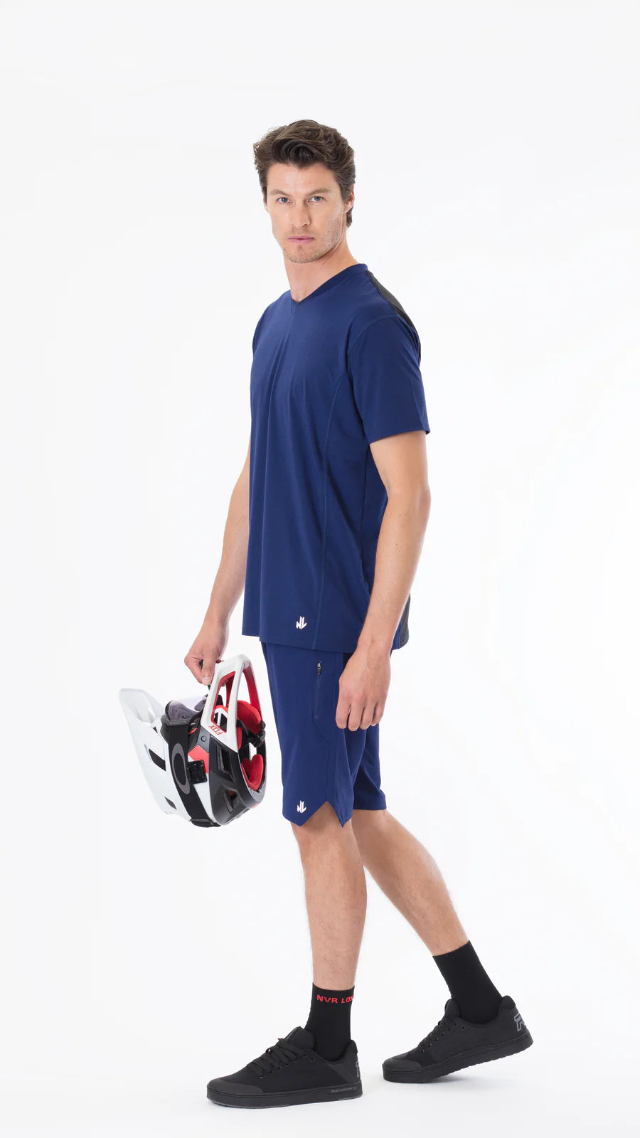 NVR LOST Men's Techincal Riding Tee SS - Ocean Cavern