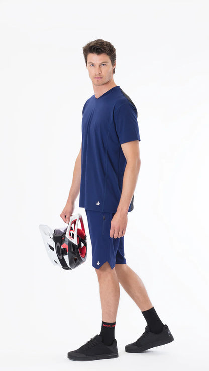 NVR LOST Men's Techincal Riding Tee SS - Ocean Cavern