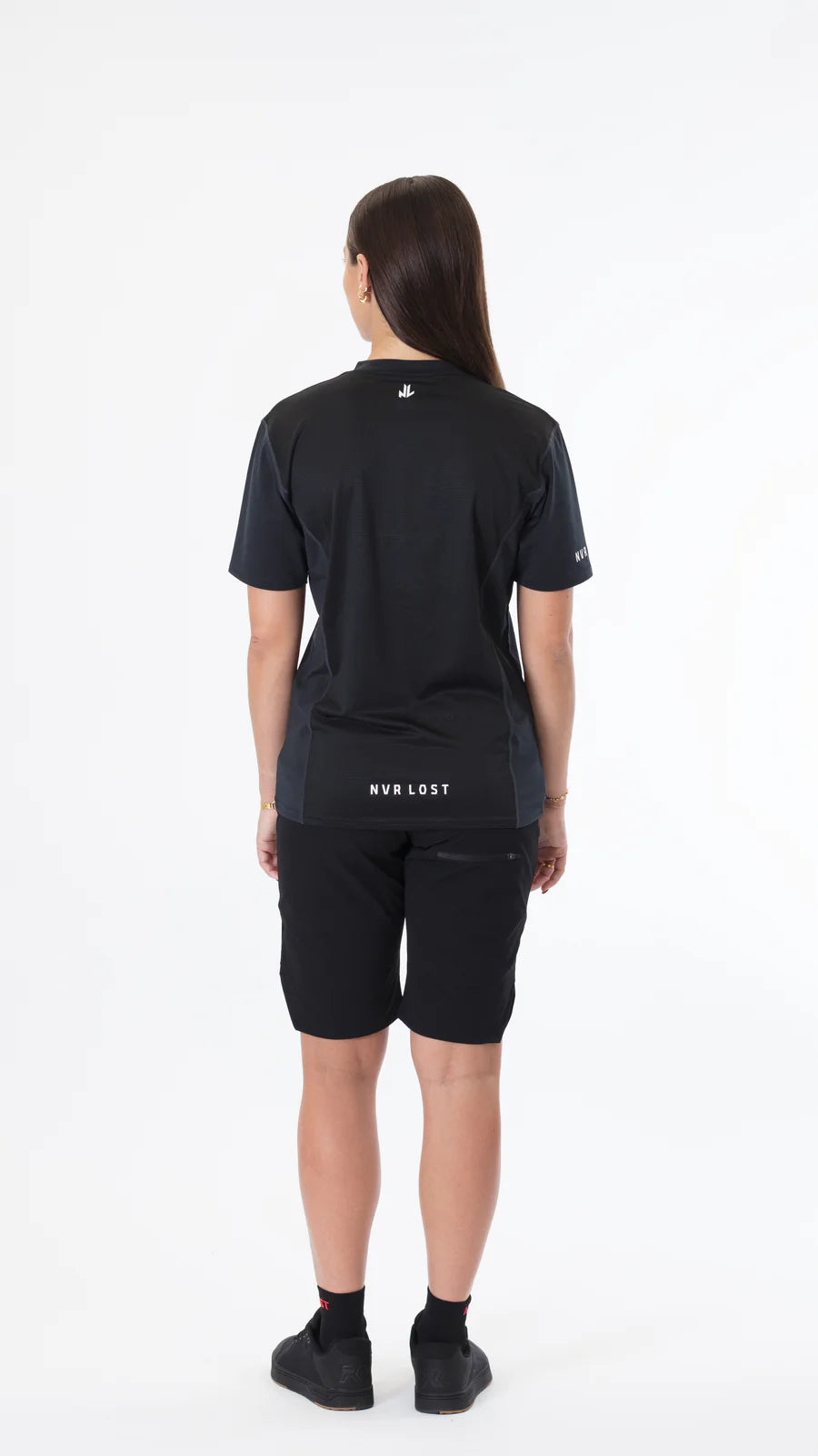 NVR LOST Women's Technical Riding Tee SS - Jet Black