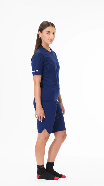 NVR LOST Women's Technical Riding Tee SS - Ocean Cavern