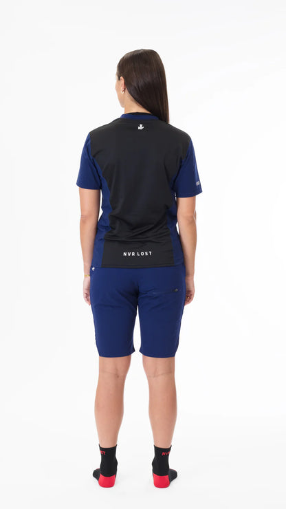 NVR LOST Women's Technical Riding Tee SS - Ocean Cavern