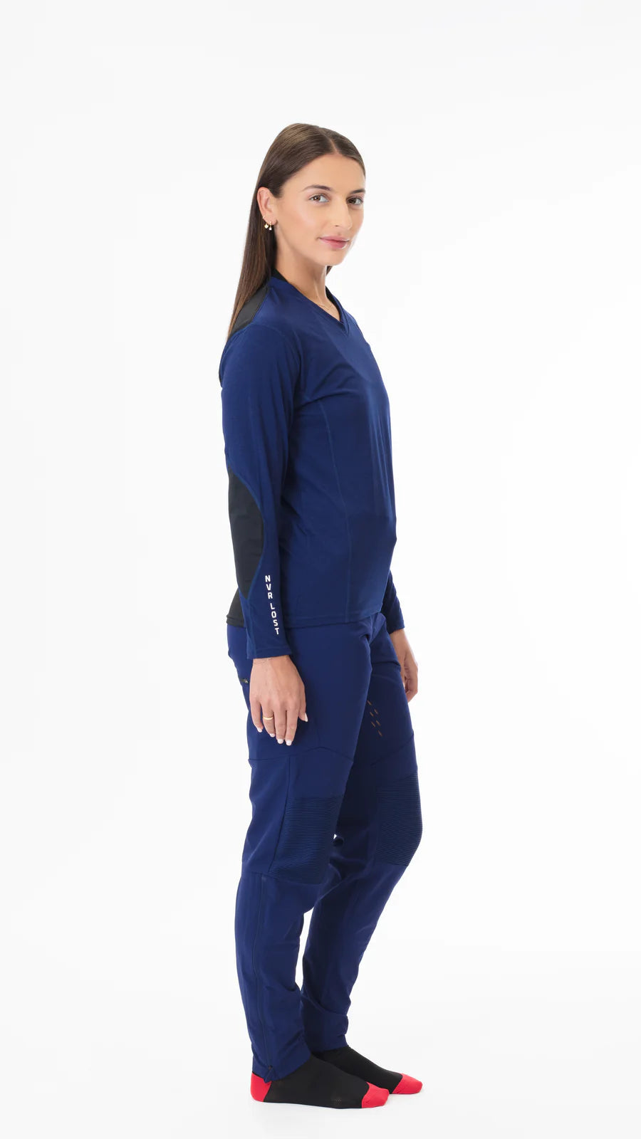 NVR LOST Women's Technical Riding Tee LS - Ocean Cavern