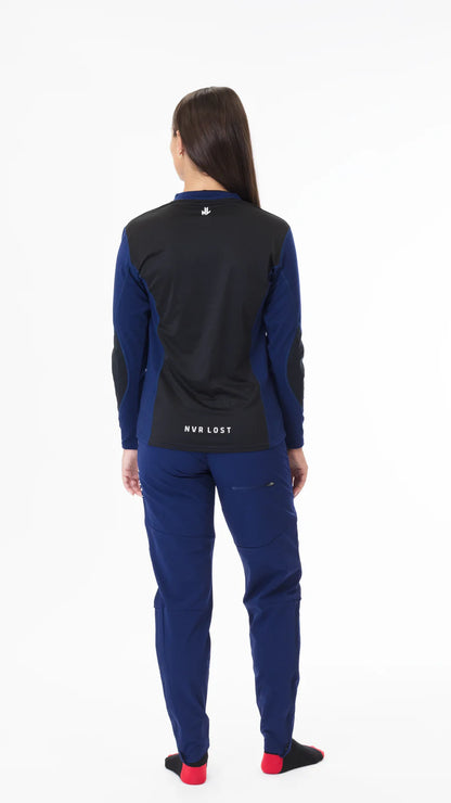 NVR LOST Women's Technical Riding Tee LS - Ocean Cavern