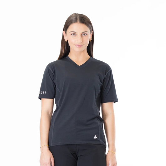 NVR LOST Women's Technical Riding Tee SS - Jet Black