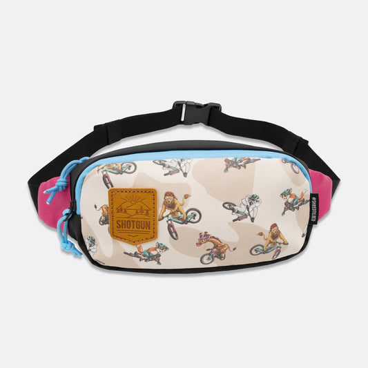 Kids Ride Shotgun Kids Mtb Hip Pack Animal Print